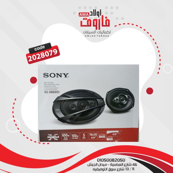 ⁦طقم سماعة سونى بيضاوىXS-XB6951⁩ - الصورة ⁦2⁩
