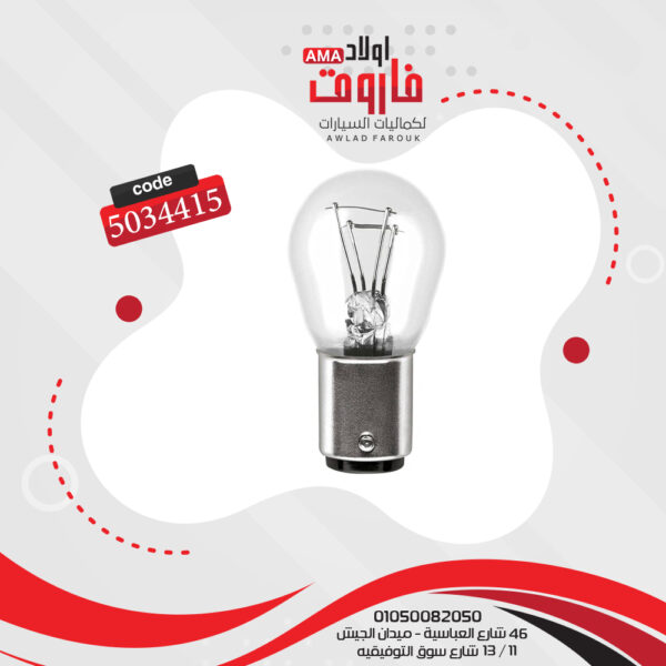 10 لمبات 2 بول 12 فولت 21/5 وات