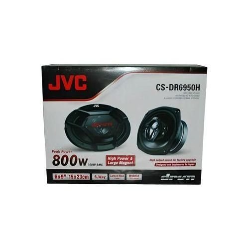 مكبرات صوت سيارة JVC CS-DR6950H بقوة 800 واط، مقاس 6x9 بوصة، بخمسة اتجاهات، وقوة 100 واط RMS - الصورة 3
