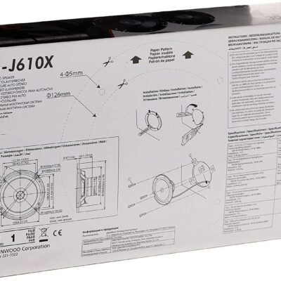 طقم سماعات JVC ثنائية الاتجاه بقوة 300 واط – CS-J610X