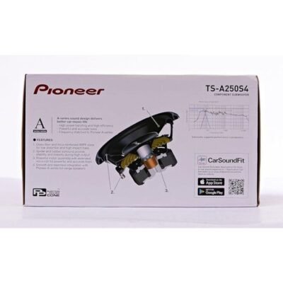 مضخم صوت TS-A250S4 مقاس 10 بوصات، ملف صوتي واحد، 4 أوم