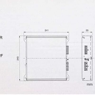 مضخم صوت GM-E7002 ثنائي القنوات – 70 واط