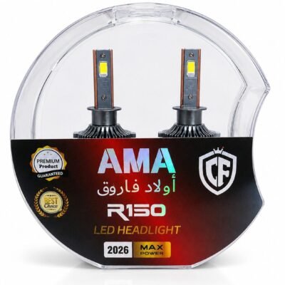 طقم مصابيح أمامية للسيارة R150 H7 LED، أقصى سطوع 6000 (200% سطوع)