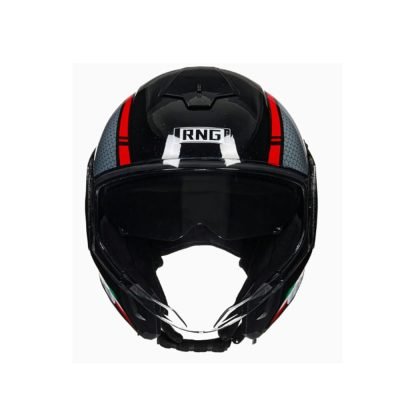 خوذة دراجة نارية كاملة الوجه قابلة للطي، واقي للوجه على الطرق الوعرة، مضادة للضباب، غلاف ABS خفيف الوزن، تهوية جيدة، خوذة مفتوحة الوجه للبالغين-xl