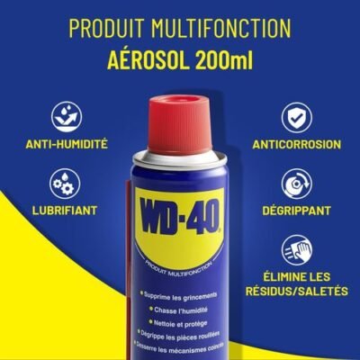 سبراي WD40 لإزالة الصدأ – 200 مل