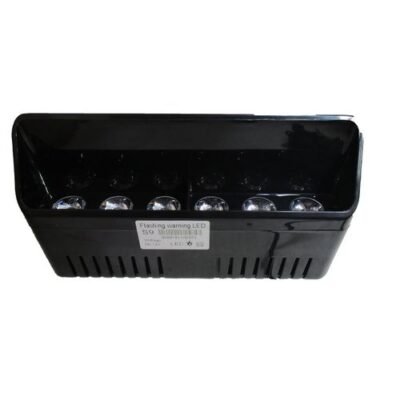 فلاش LED 6، مصباح إنذار طوارئ مزدوج اللون – أزرق وأحمر، موديل S9