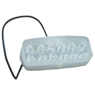 فانوس فلاش 12 LED بشكل شفاف – قوة 27 واط