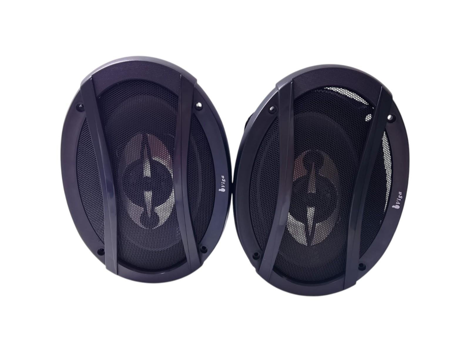 VI-6938 6x9 inch Oval Car Speaker – 1300W Peak Power – Powerful and Clear Sound – Pair of Speakers - الصورة 5