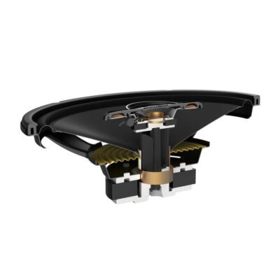 6″ x 8″ Car Speaker – 4 Way, 350W Max Power, IMPP™ Carbon/Mica Reinforced Cone, 1.63″ (42mm) Cone Midrange Speaker, 11mm High-Frequency Speaker & 11mm Ultra-Frequency Speaker – Coaxial Speakers (Pair)