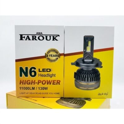 مصابيح أمامية LED  H1  ، طقم مصابيح أمامية LED، أبيض، عبوة من قطعتين 130 w ،11000 l m