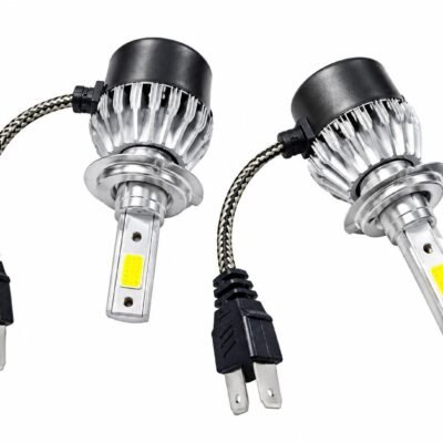 لمبات LED أمامية H7 C6 للسيارة – 18 واط، إضاءة ساطعة، طقم 2 لمبة